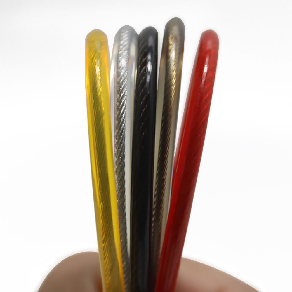 colorido cable de acero inoxidable con revestimiento de PVC