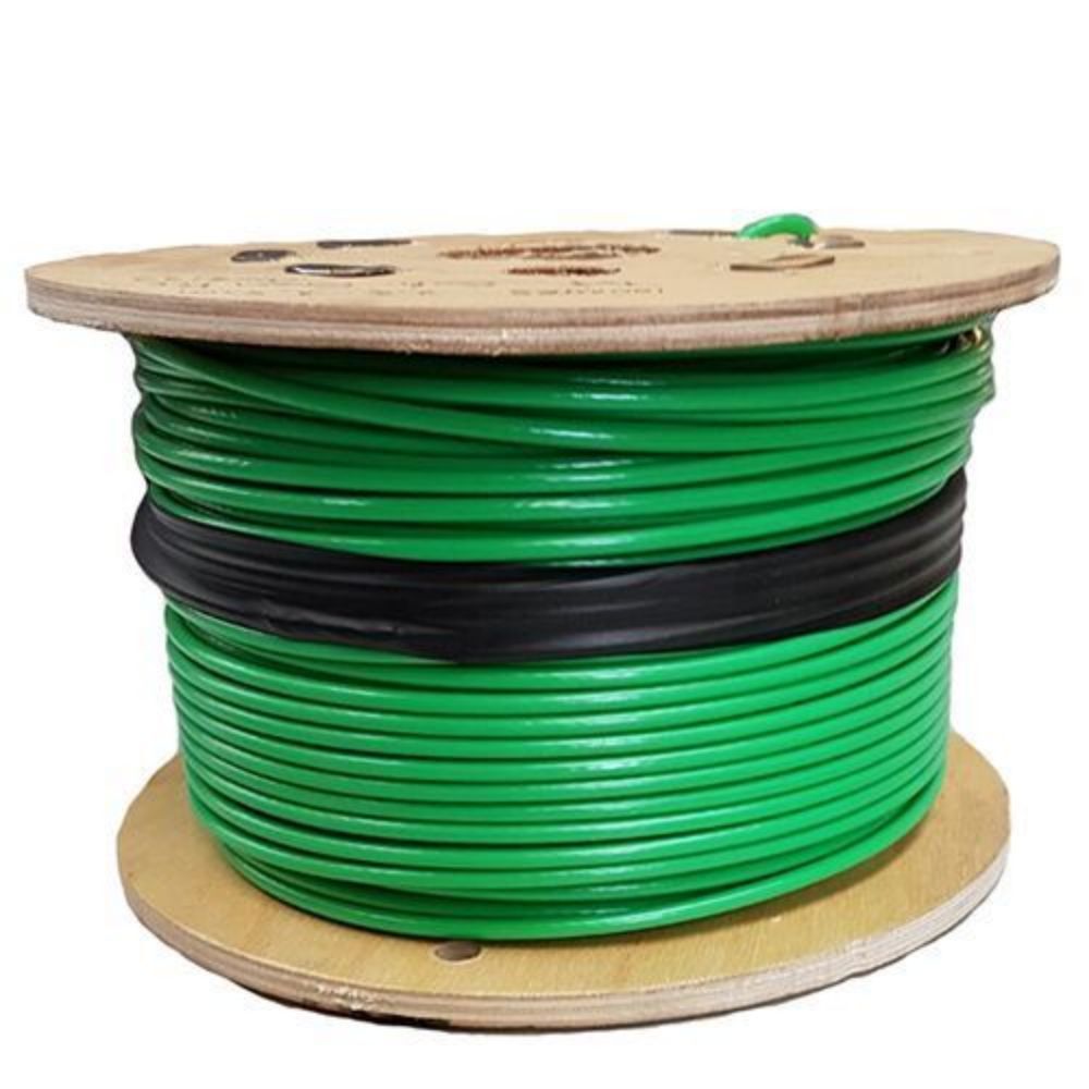 cable de acero inoxidable recubierto de plástico verde