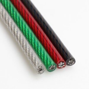 steel wire rope with PVC coated