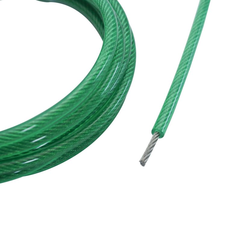 plastic cotated steel wire rope