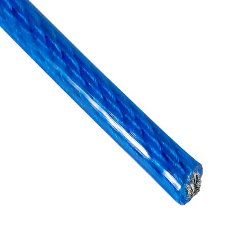 plastic cotated steel wire rope