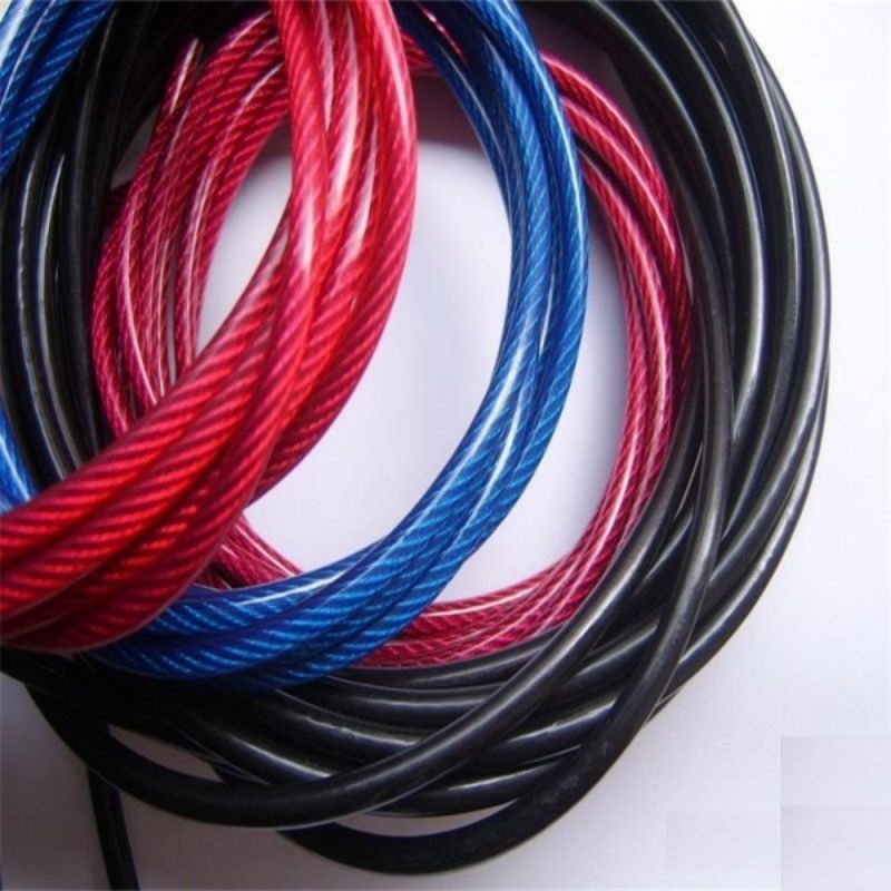 plastic cotated steel wire rope